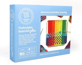 Pot Holder Weaving Loom, 7" Potholder Plus Kit