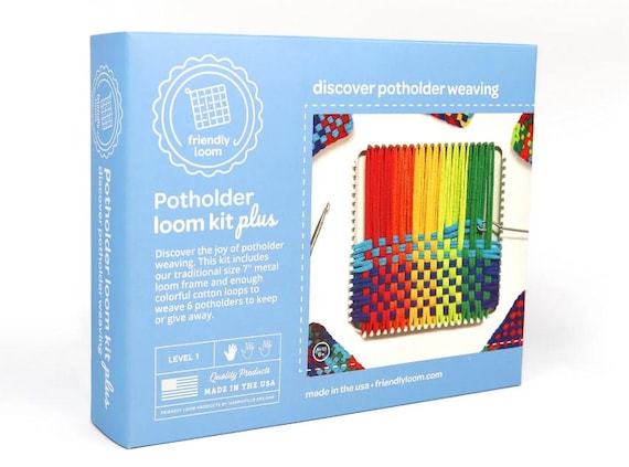 Pot Holder Weaving Loom, 7" Potholder Plus Kit