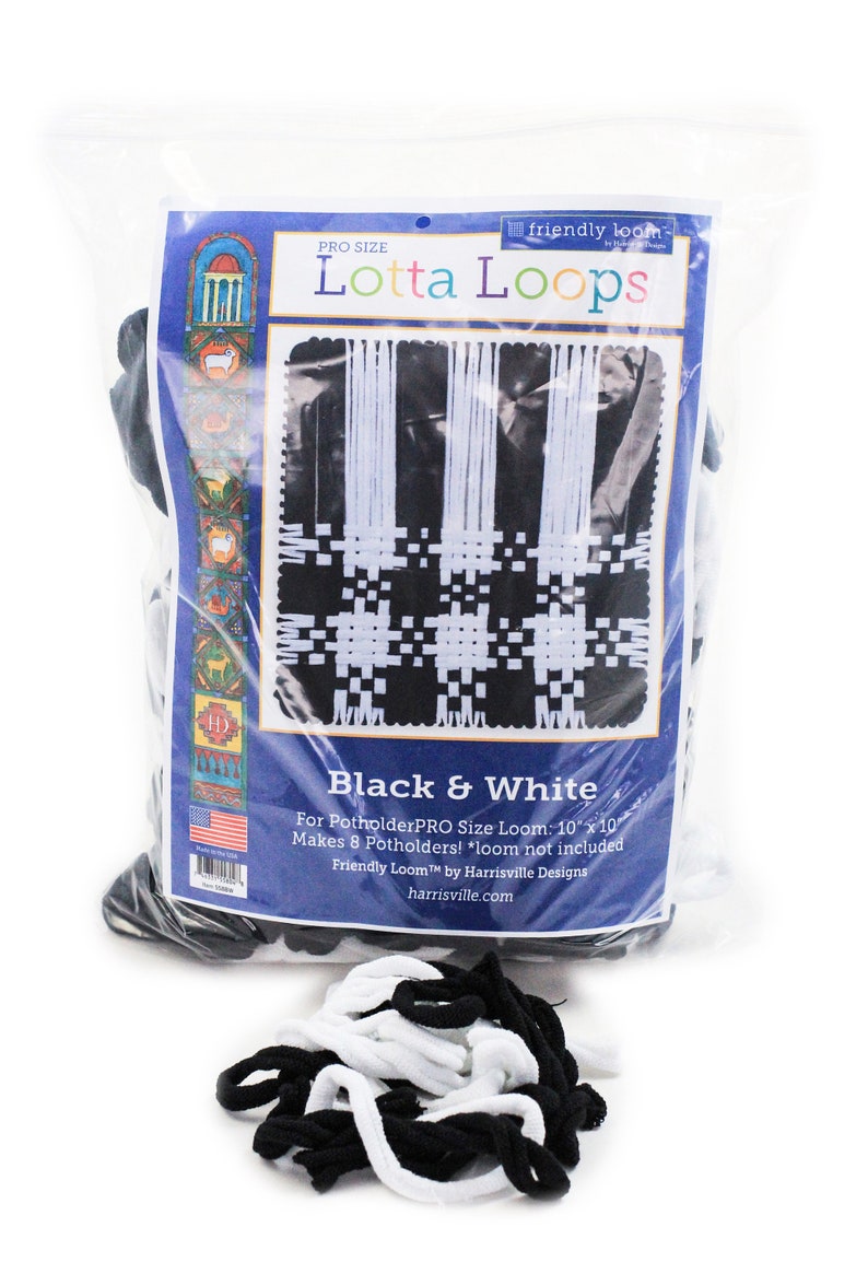 Pro size potholder loops assortment bags 10 makes 8 etsy