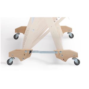 Carrito Wolf Loom. Ruedas para tus telares Schacht Mighty, Baby o Wolf Pup. Kit de carrito para complementar tu telar.