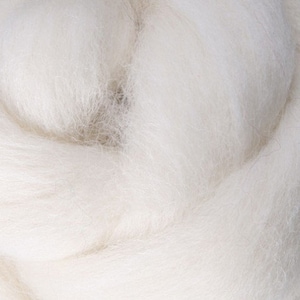 1 lb. Wool Roving, New Zealand Corriedale - Natural Ecru