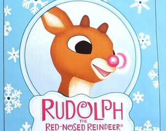 Rudolph the Red-Nosed Reindeer Fabric Book Panel - Cranston Print Works