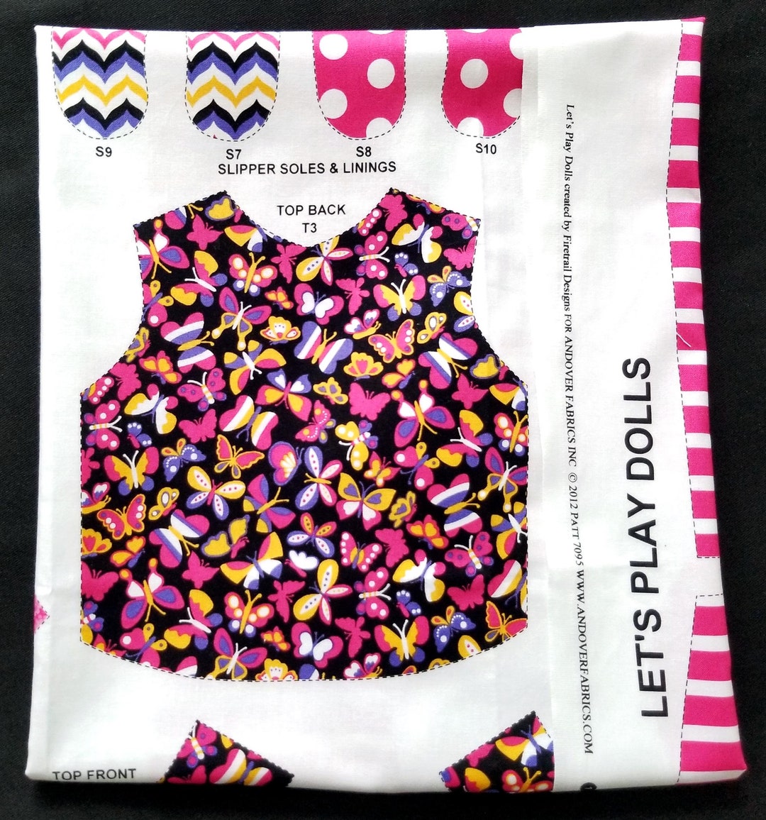 Doll Clothes for 18-inch Doll Fabric Panel - Let's Play Dolls - Sleep ...