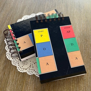 Upcycled Game Board Journals *Pictionary board covers* Sketchbook, Art Journal, Notebook, Journal, Scrapbook , Blank Journal *select style*