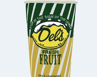 Del's Lemonade Illustration (white background)