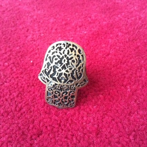 Ancient Egyptian ,  Hand hamsa ring,African Jewelry, pharaoh Egyptian Jewelry, adjustable ring , Egypt symbol , Egyptian hollow ring T3