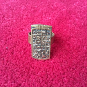 Ancient Egyptian ,  Hieroglyphics rings ,African Jewelry, pharaoh Egyptian Jewelry, adjustable ring , Egypt symbol , Egyptian band ring T3