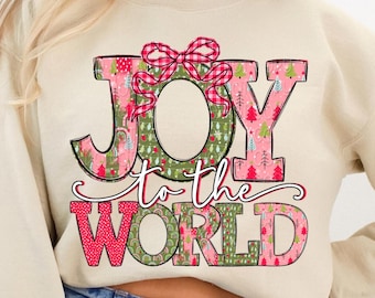 Joy to the World Png, Christian Christmas Png, Christmas Faith Png, Jesus Png, Faith Based Png, Christmas Png, Christian Shirt Design