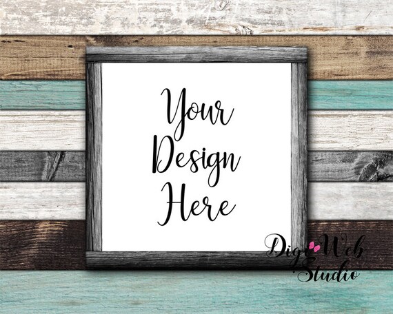 Frame Mockup Mock Up Farmhouse Multi Colored Wood Frame Mockup Mock Up Farmhouse Multi Colored Wood