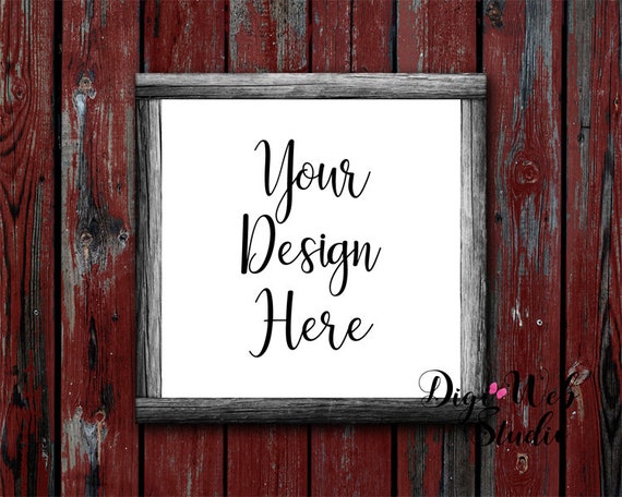 Frame Mockup Mock Up Farmhouse Rustic Gray Frame Frame Mockup Mock Up Farmhouse Rustic Gray Frame