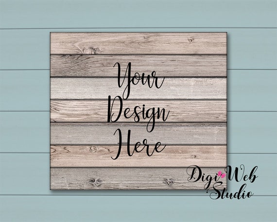 Wood Sign Mockup Mock Up Coastal Farmhouse Wood