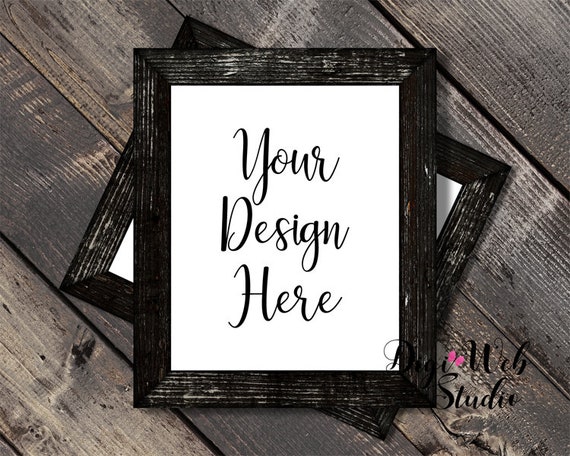 Frame Mockup Mock Up Farmhouse Stacked Black Distressed Frame Mockup Mock Up Farmhouse Stacked Black Distressed