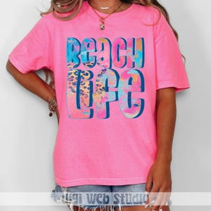 Beach Life Png, Beach Vacation Png, Summer at the Beach Digital Design, Beach Vacay Shirt Png for Sublimation, DTF and DTG