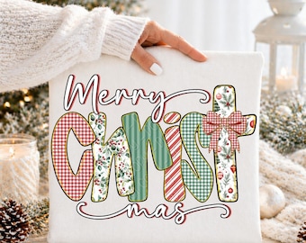 Merry CHRISTmas Png, Christian Christmas Png, Merry Christmas Png, Faith Based Png, Jesus Png, Christmas Shirt Design