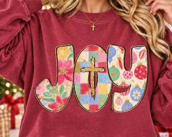 Joy Christmas Png, Christian Christmas Png, Faith Based Png, Christmas Joy Shirt Png, Faux Glitter Design