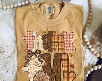 Thankful Png, Thanksgiving Png, Preppy Fall Png, Grateful Png, Fall Png, Autumn Png, Thanksgiving Shirt Design, Shirt Png