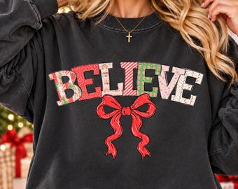 Believe Png, Christmas Believe Png, Gingerbread Png, Pink Christmas Png, Preppy Christmas Png, Girly Christmas Png, Christmas Shirt Design