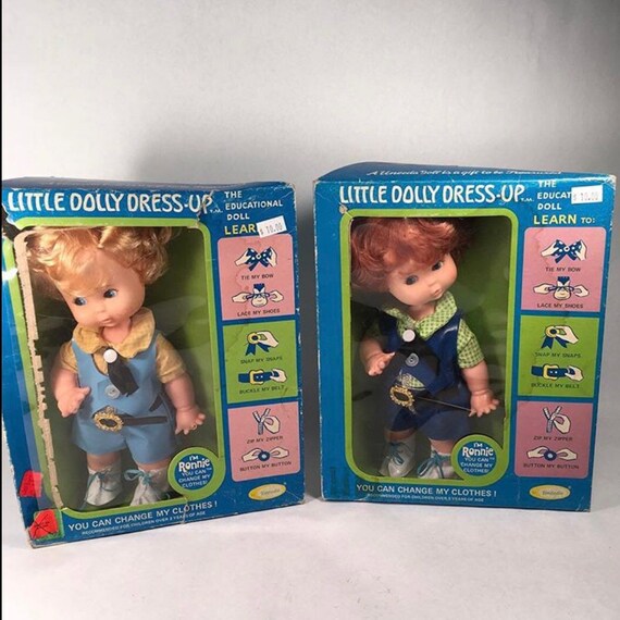 Uneeda Little Dolly Dress Up Doll In Original Box Teaches Etsy