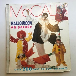 Vintage McCall&#39;s Halloween Costume Pattern Catalog, 1991