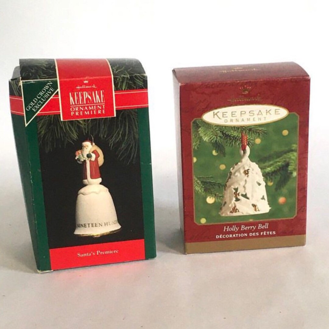 YOUR CHOICE Vintage Hallmark Ornaments With Original Box. Porcelain