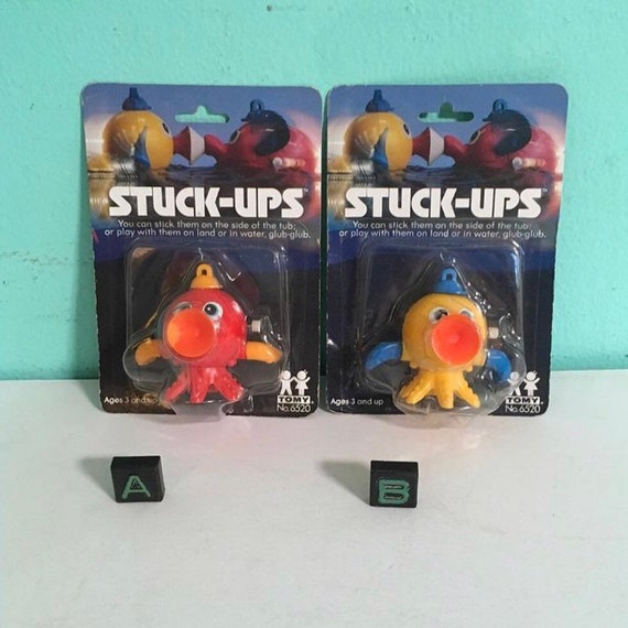 Vintage 1980s TOMY Stuck Ups Toys New 