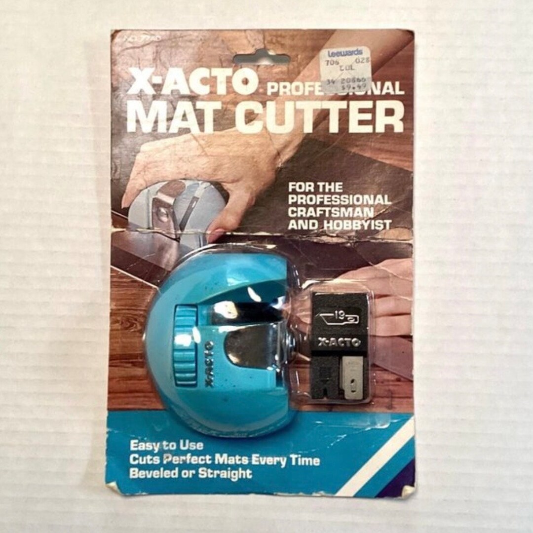 New Old Stock Xacto Mat Cutter. Original Package Shows Wear. Circa