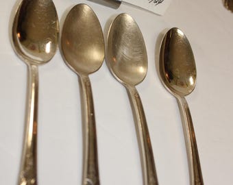 【Wm Rogers】 Avalon Cabin クリームソーダスプーン 6本 AVALON / CABIN - Wm Rogers MFG Co IS Silverplate Silverware