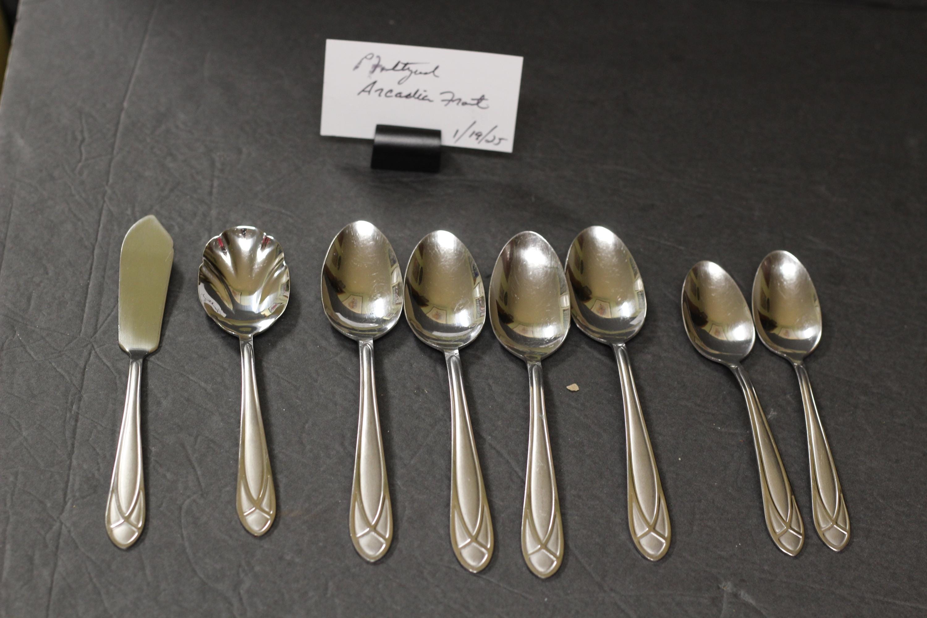 Pfaltzgraff Arcadia Frost Stainless – Lot of 8 - Etsy