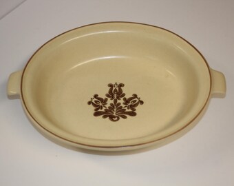 Vintage Pfaltzgraff Village 6-11 USA Oval Casserole Bowl w/ Handles Excellent