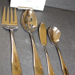 Pfaltzgraff Echo Flatware 4 Serving Pieces 18/8 Stainless Steel