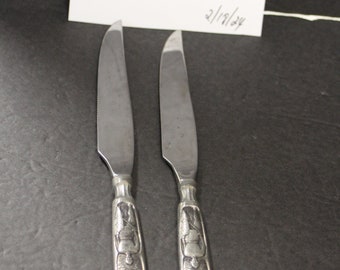 Konge tinn ナイフ Norwegian Pewter Konge Tinn Flatware. Scandinavian MCM Style. Set