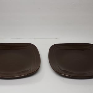 Fiestaware Fiesta Retired Chocolate Brown Retired SQUARE Bowl Brand New Old Stock Piece Never Used Beautiful Etsy