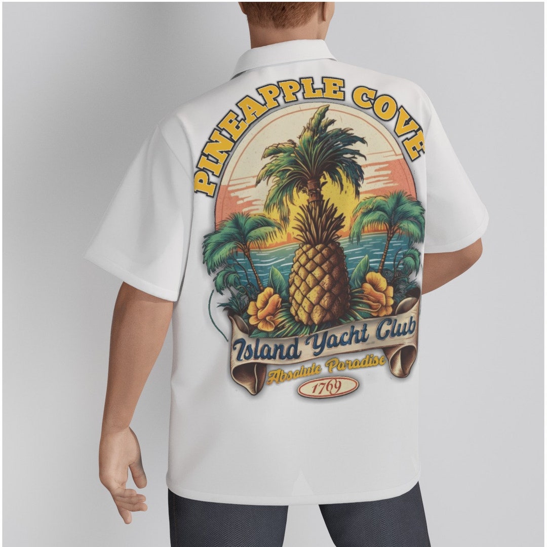 Pineapple Yacht Club Shirt With a Vibrant Pineapple Etsy
