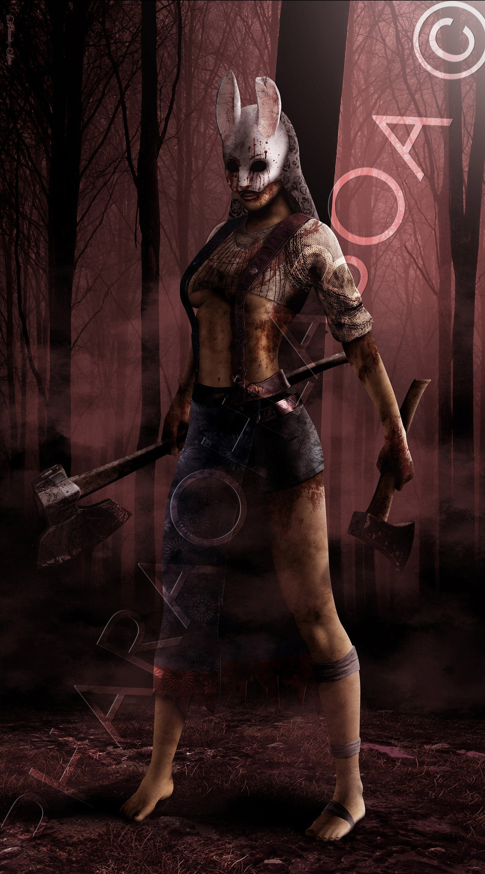 Art Print Metal Canvas The Huntress