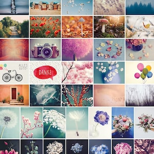 Postkarten, 5er Set Deiner Wahl, farbenfroh, Grußkarten, Geburtstagskarten, Geschenkkarten, Vintage, retro, Naturfotografie, Reise
