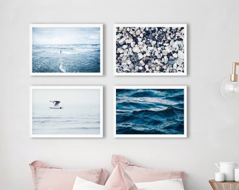Sea Baltic Sea Photographs, Set of 4, Posters, Art Prints, Nature Photography, Modern, Ocean, Maritime, Travel, Trend, Gift Girlfriend, Sister,