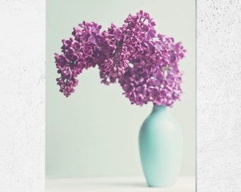 Postkarte Flieder, Blumen, Fotopostkarte, Glückwunschkarte, Geburtstag, Blumen, Grußkarte, Geschenkkarte, Fotografie, Botanik, Frühling