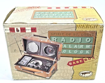 Spirit Of St. Louis Aviator Style AM FM-radio Wekker Babe Box Radio