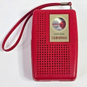 Zabytkowe radio kieszonkowe Computron Transistor NIE OGLĄDAĆ