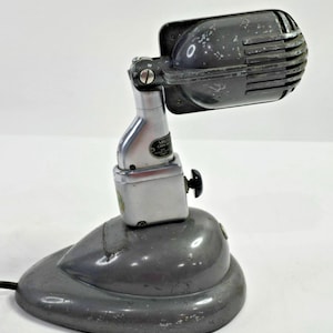 Micrófono Shure 708A Crystal vintage con soporte S36 y conmutador A85C. ¡Tiene sonido! imagen 3