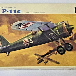 1966 Revell Pzl-P-11C 1/72 Model Airplane Kit Unbuilt