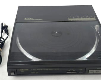 Tocadiscos Technics SL-J11D de tracción lineal, modelo antiguo, FUNCIONA.