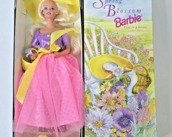 Muñeca Barbie Mattel Avon Spring Blossom vintage de 1995, 15201, nueva en caja