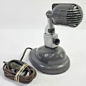 Micrófono Shure 708A Crystal vintage con soporte S36 y conmutador A85C. ¡Tiene sonido! imagen 1