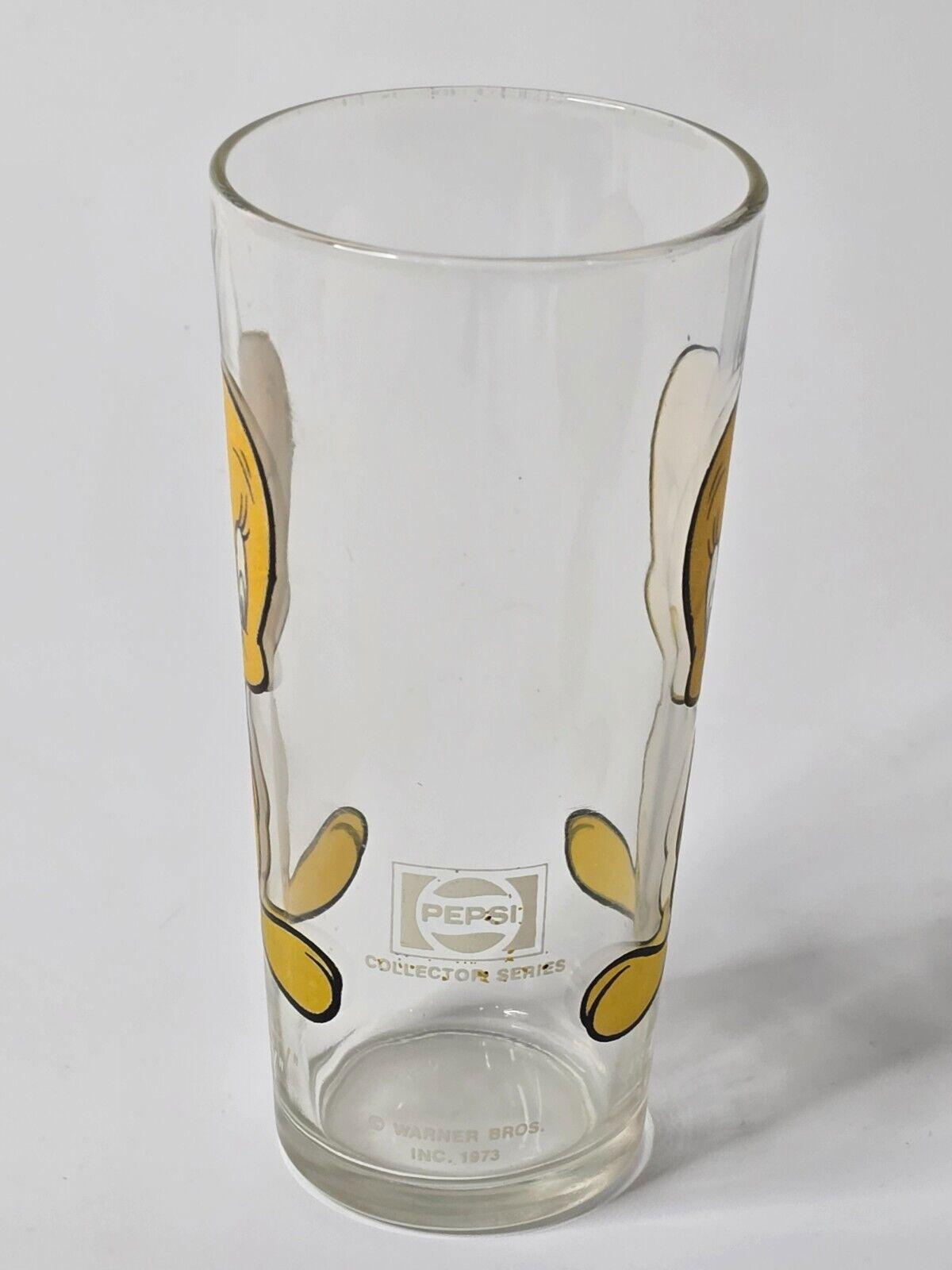 Vintage 1973 Tweety Bird Pepsi Glass White Lettering - Etsy