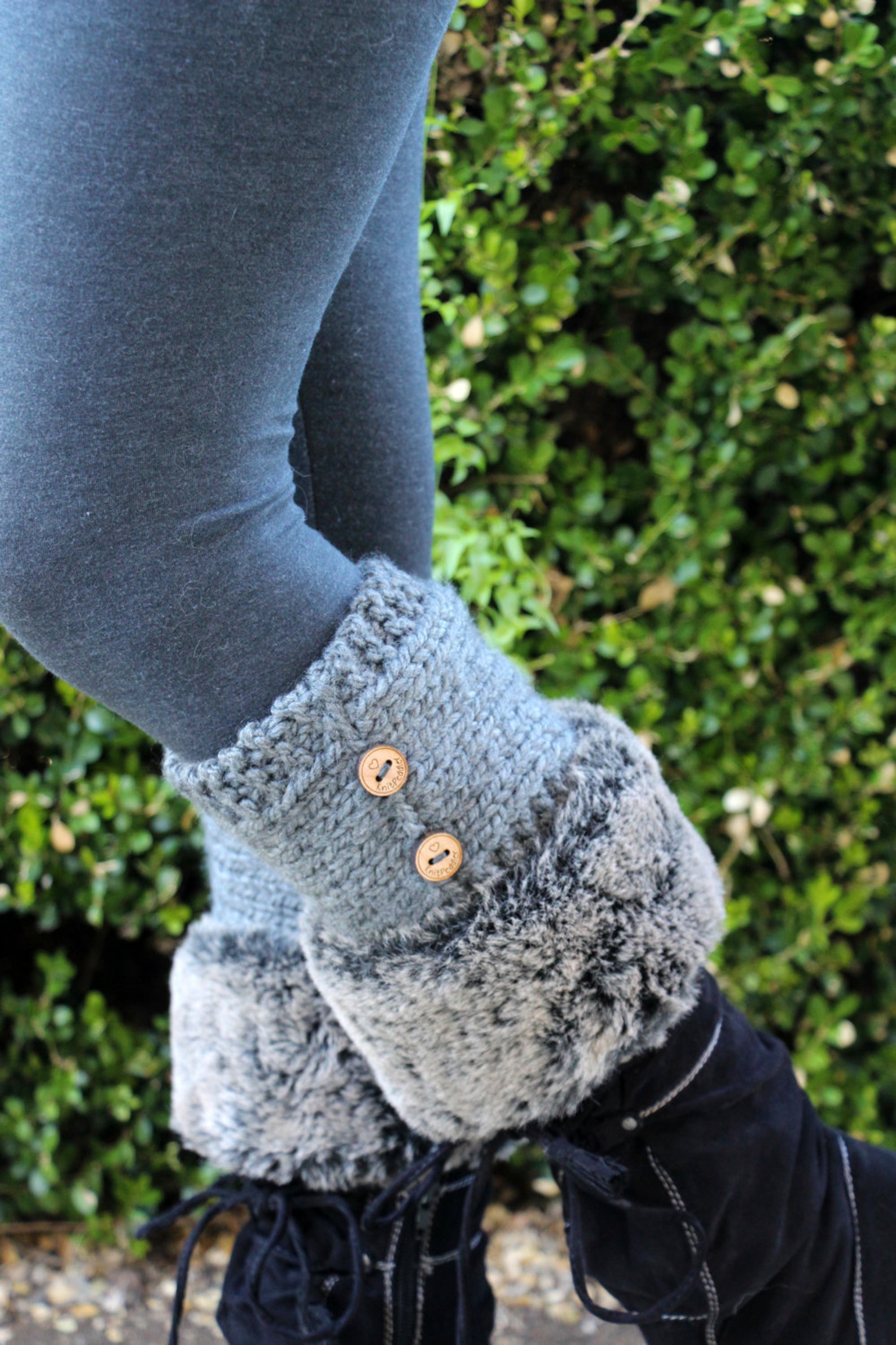 Knit Boot Cuffs Womens Knitted Boot Cuffs Ladies Boot Etsy