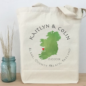 Ireland Destination Wedding Gift Bag Irish Drawstring Mini Favor Bags Wedding Part Favor Ireland Map Flag Ireland Wedding Welcome Bag Etsy