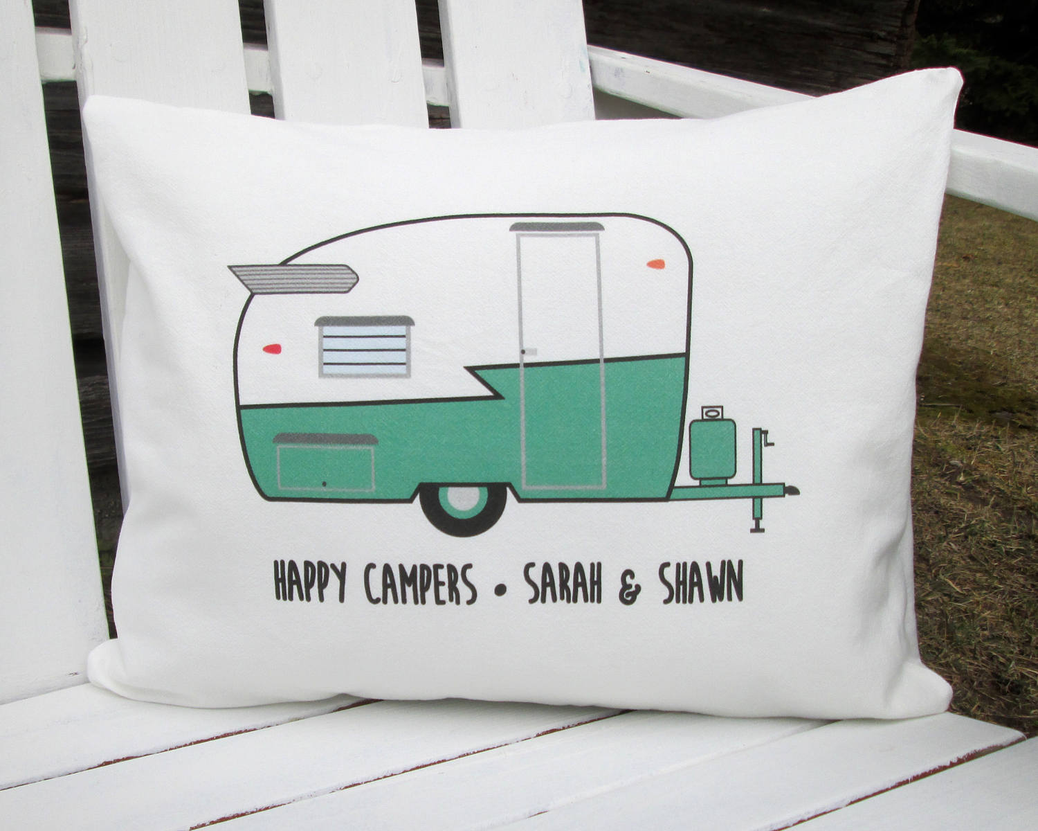 Personalized Travel Pillow Camper Pillow Trailer Pillow Etsy