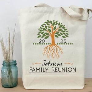 Family Reunion Tote, Family Vacation Tote, Family Tree Reunion Tote, Family Roots Tote, Family Reunion, Personalized Family Reunion Tote