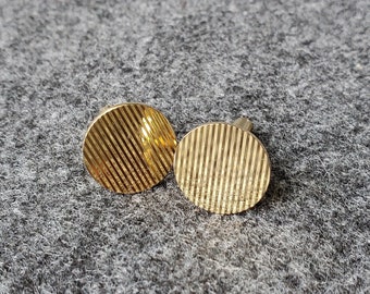 Men's Mid Century SWANK Cufflinks/ Gold Cufflinks/ Gift For Him/ Father's Day Gift